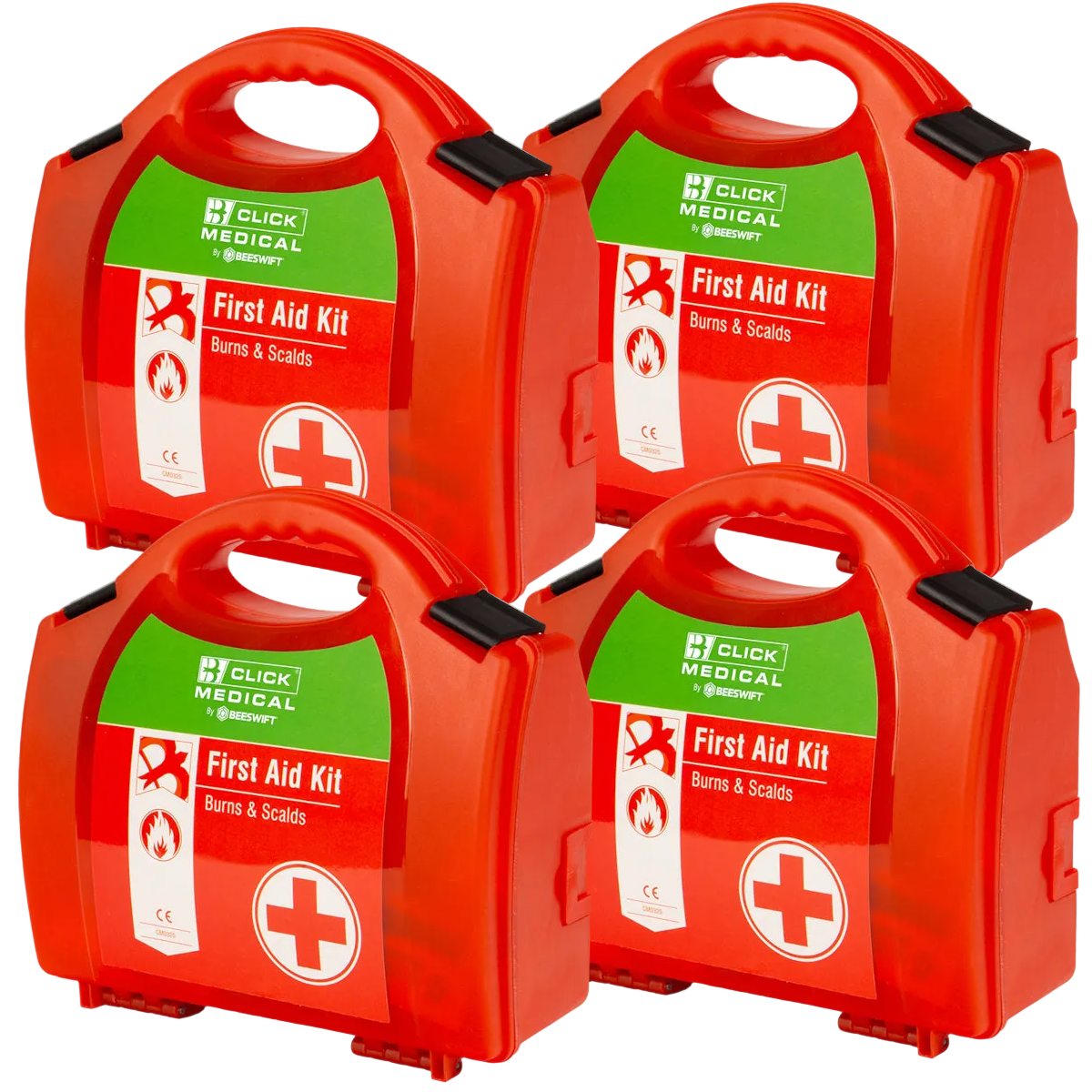 Click Medical First Aid Burns Kit Red (4 Kits)