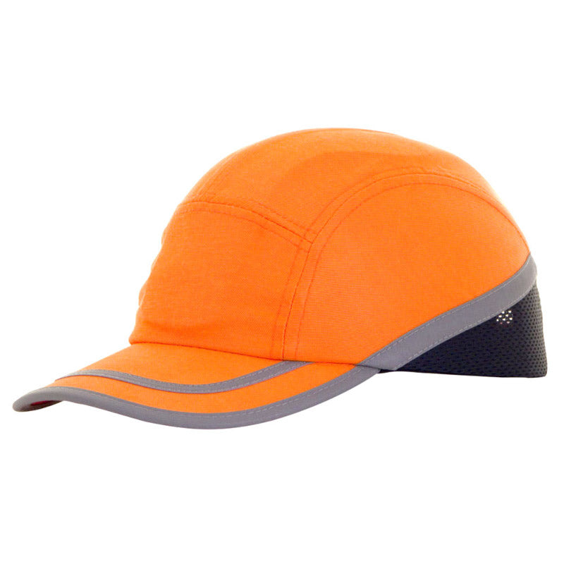 Beeswift Safety Baseball Cap With Retro Reflective Orange