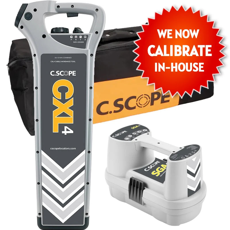 C Scope CXL4 Cable Avoidance Tool and SGA4 Signal Generator with FREE Carry Bag