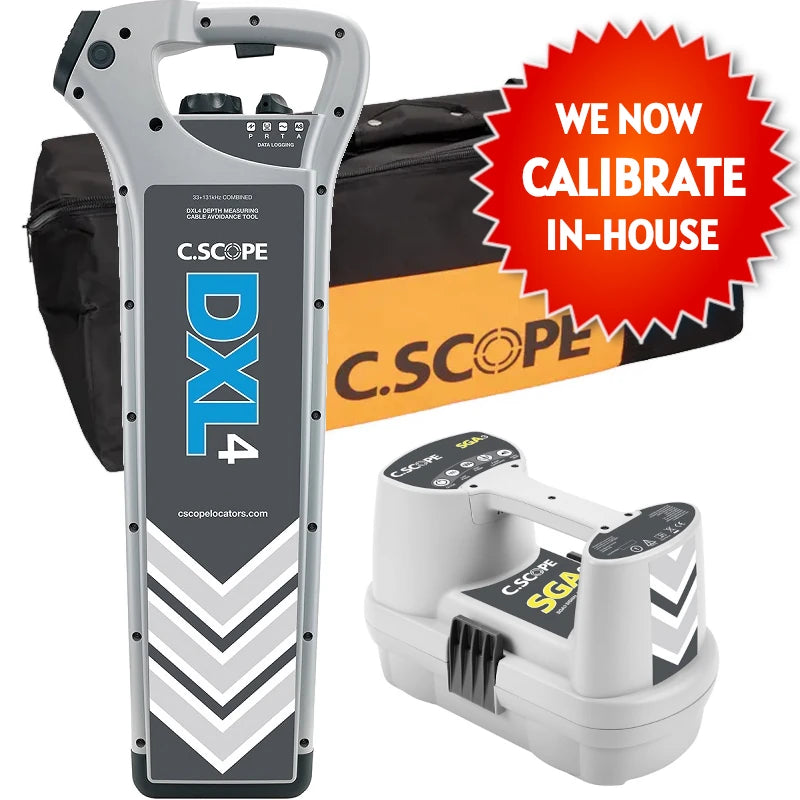 C Scope DXL4 Cable Locator Tool and SGA4 Signal Generator with FREE Carry Bag