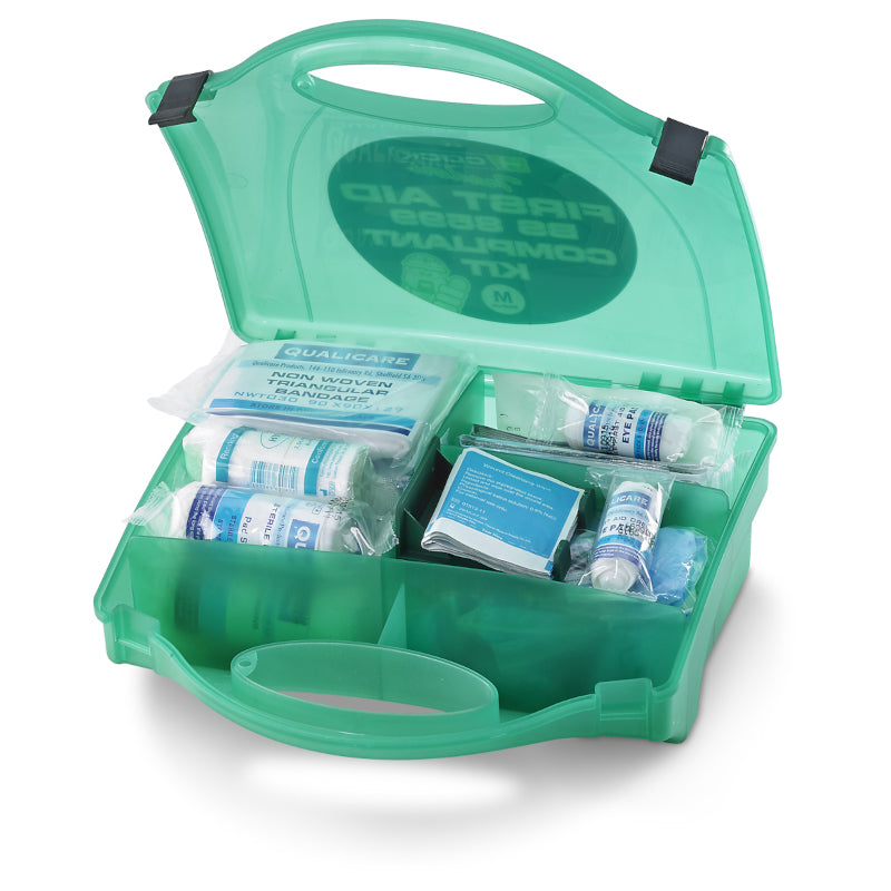 Click Medical Bs8599 Medium First Aid Kit and Medical Eyewash Station