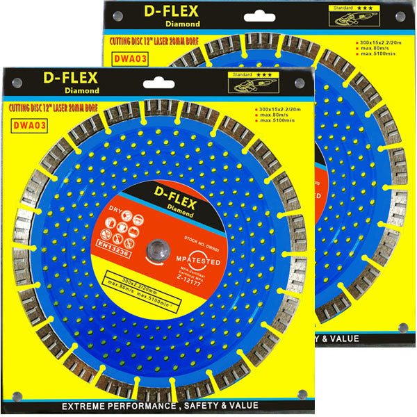 Dargan 12″ Laser Cutting Disc (Pack of 2)