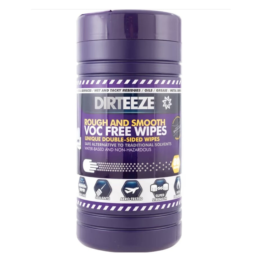 DIRTEEZE Rough/Smooth Heavy Duty Wipes (Pack of 8)