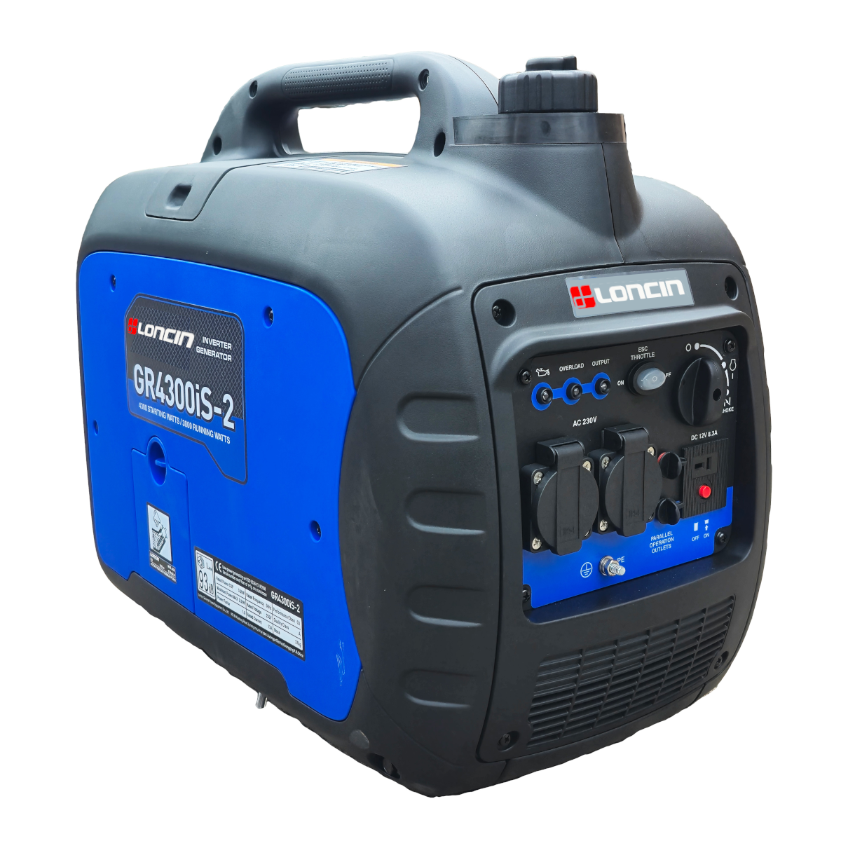 Loncin GR4300iS Invertor Petrol Generator 4300W