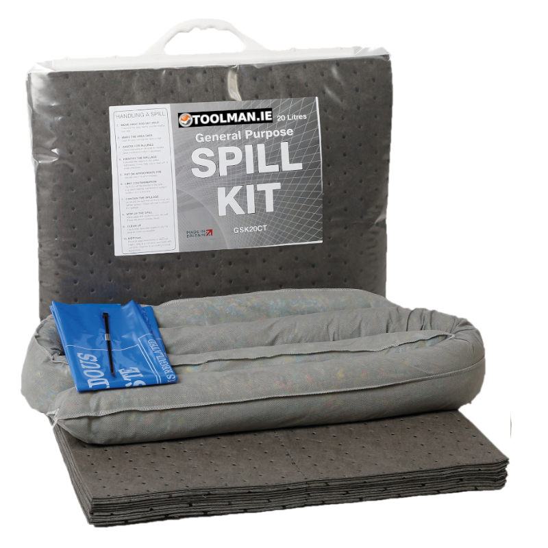 General Purpose Spill Clip Top Bag 20L