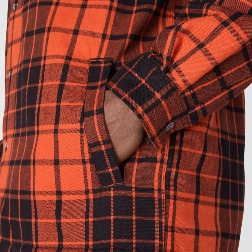 Hubbard Plaid Shirt Jacket Red