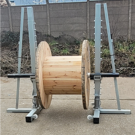 10 Tonne Hydraulic Cable-Drum Jack (pair)