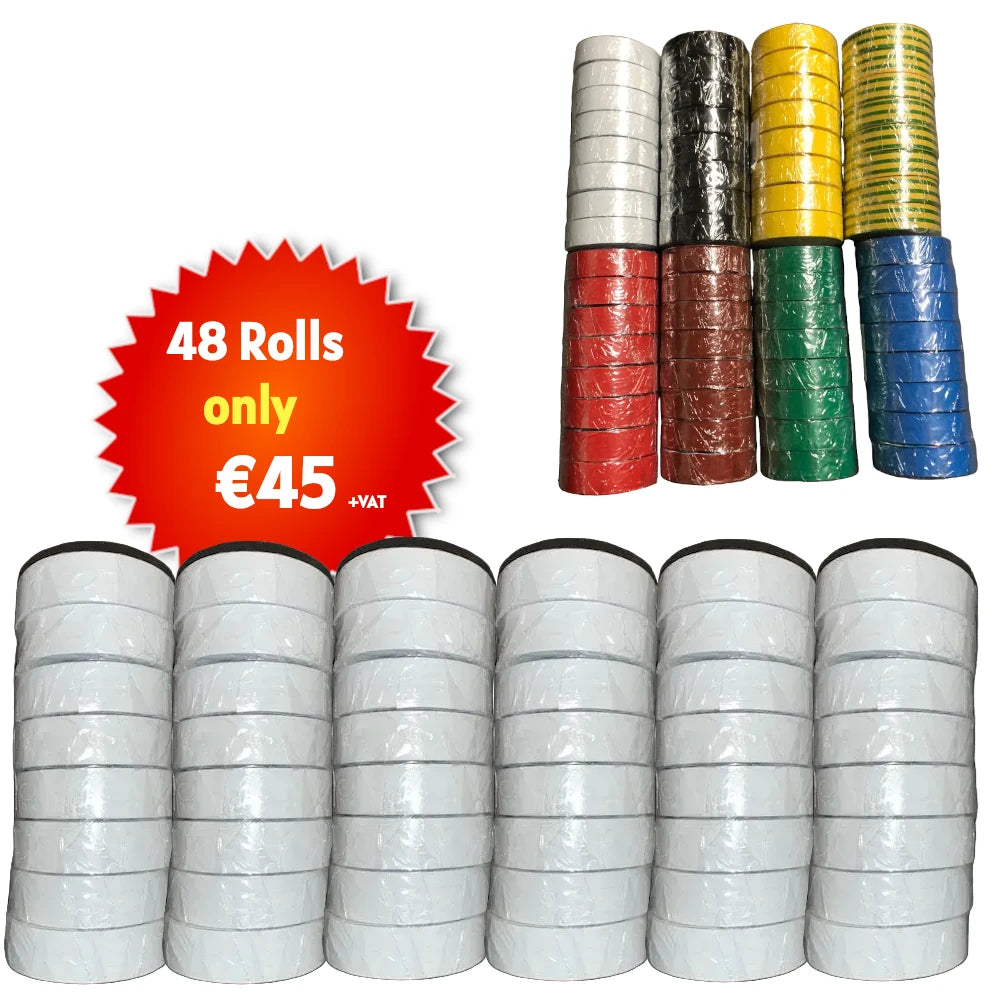 Insulating Tape (Box of 6 Packs of 8)