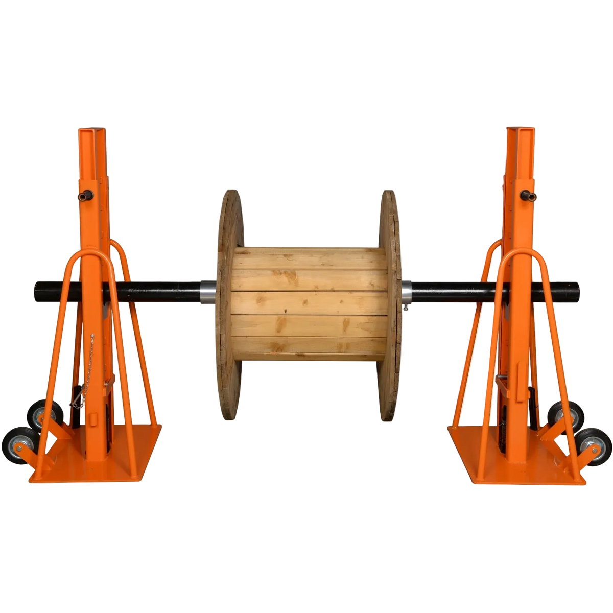 Hydraulic Cable Drum Lifting Jacks 3T Rated With Spindle Bar