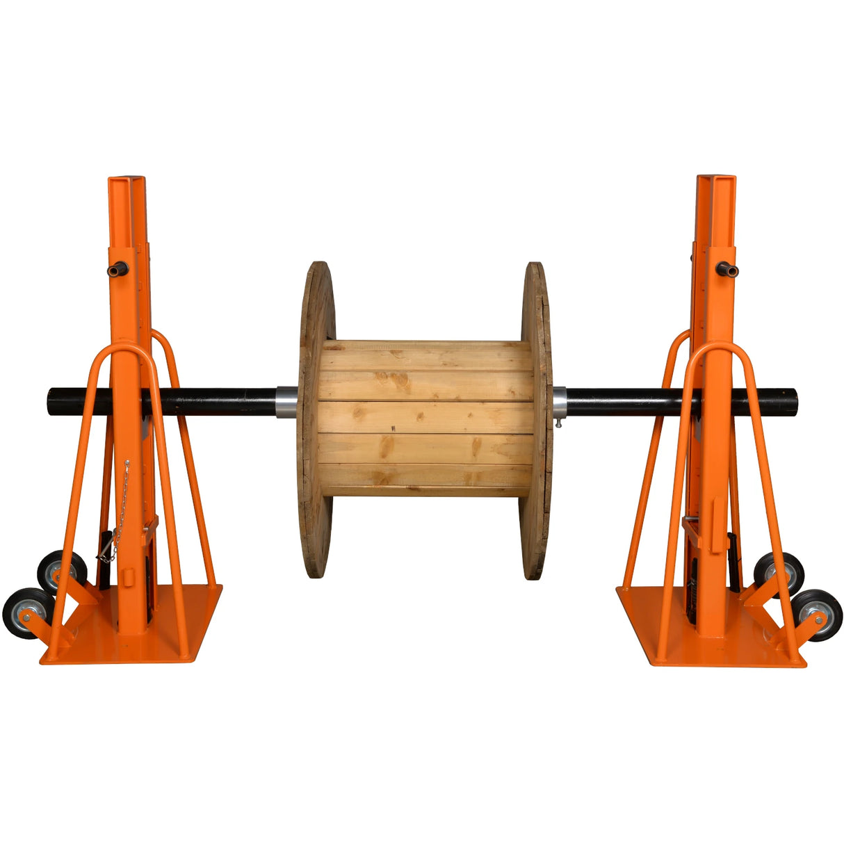 Hydraulic Cable Drum Lifting Jacks 3T Rated With Spindle Bar