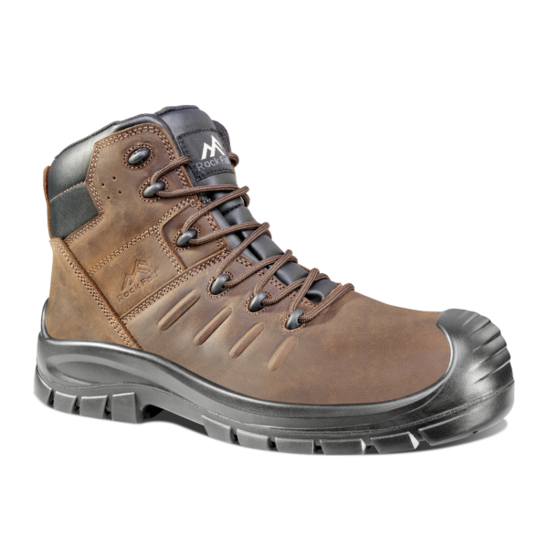 Rockfall Barrow Brown Leather Laced Boot