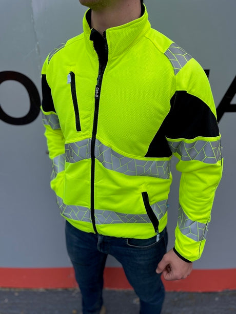 SYNQ® Sioen Yellow/Black Midlight Hi-Vis Midlayer Jacket