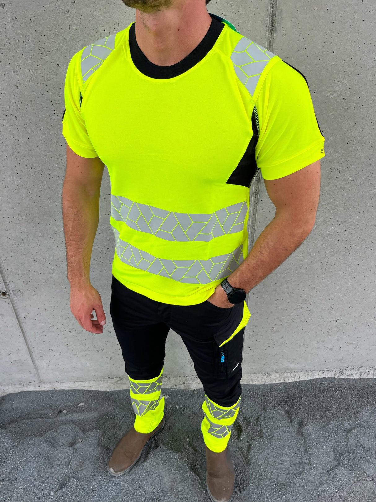 SYNQ® SIOEN Hi-Vis Yellow T-Shirt Risingstar
