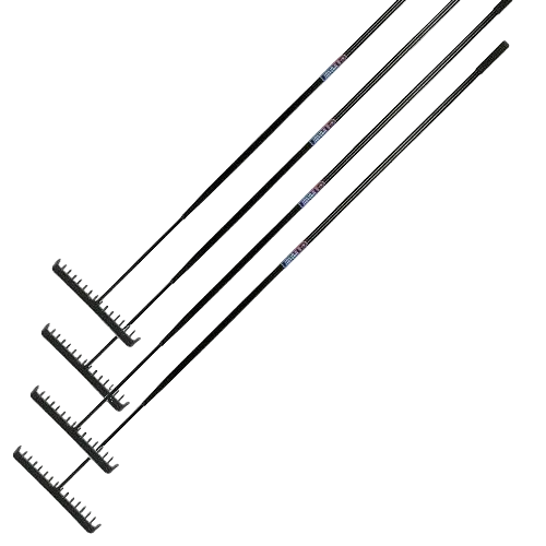 Spear & Jackson Tubular Steel Tarmac Rake (Pack of 4)