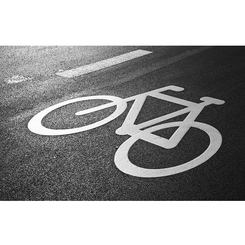 Thermoplastic Cycle Lane Symbols (900mm)