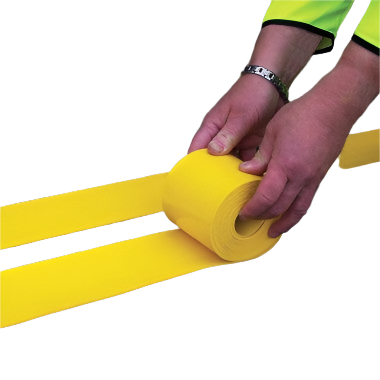 Thermoplastic Yellow Line-Marking Tape (6") 150mm (Box of 5)
