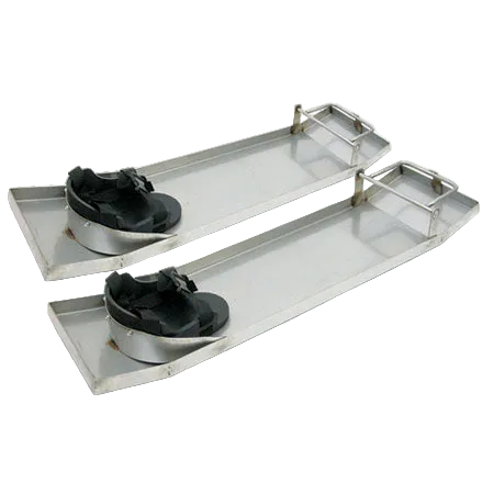 Kraft Lightweight Stainless Steel Concrete Sliders / Knee Boards (Pair)