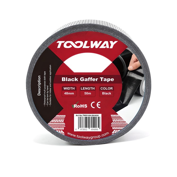 Toolway Black Gaffer Tape 48mm x 50m