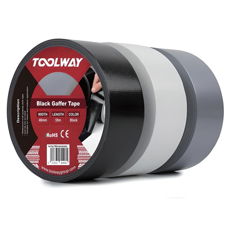 Toolway Black Gaffer Tape 48mm x 50m