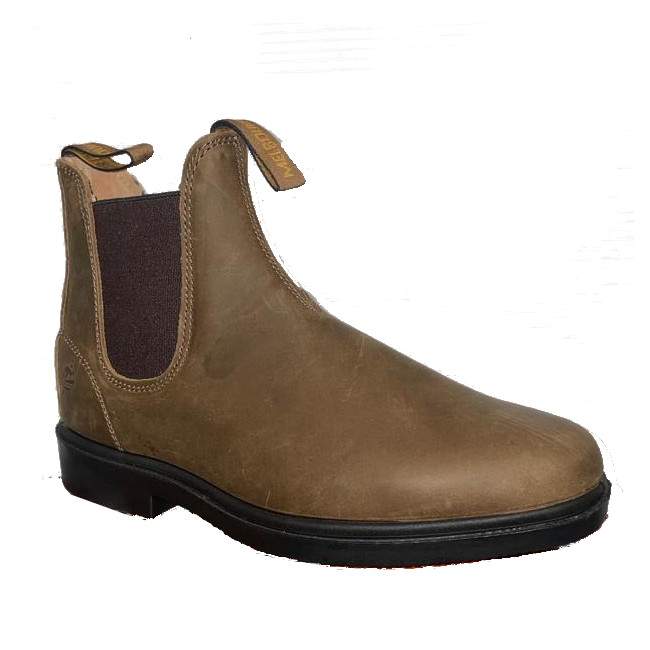 Melbourne 100 Genuine Cow Leather Chelsea Boot with Chisel Toe