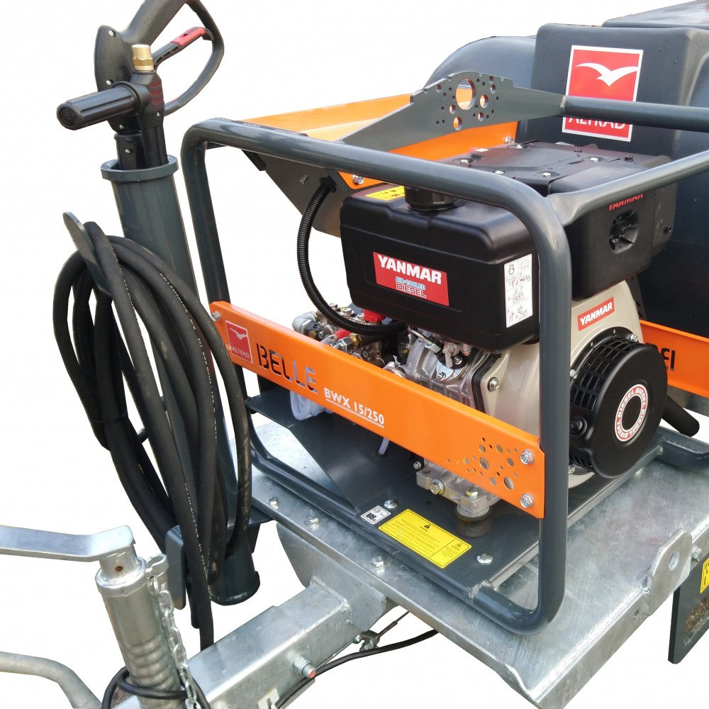 Belle BWX 15/250 Bowser Pressure Washer Yanmar Diesel With Reel