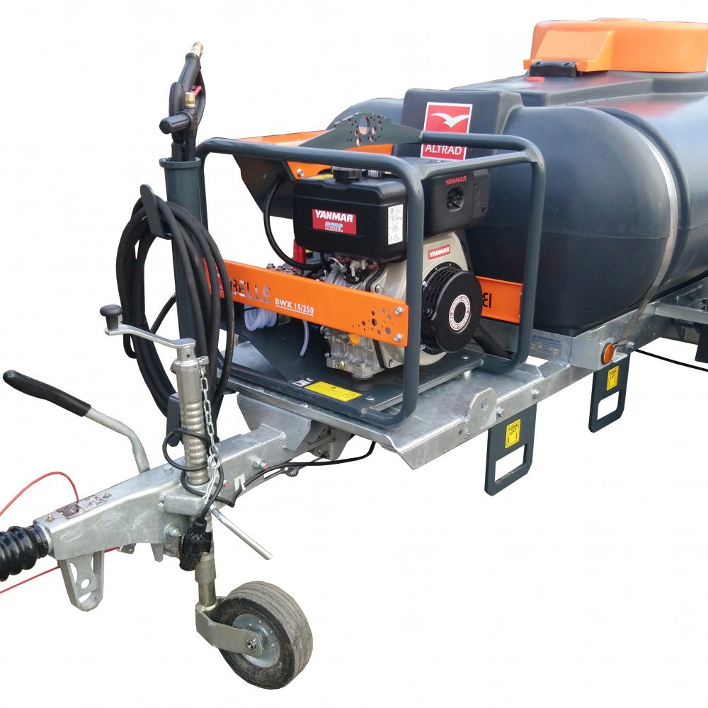 Belle BWX 15/250 Bowser Pressure Washer Yanmar Diesel With Reel