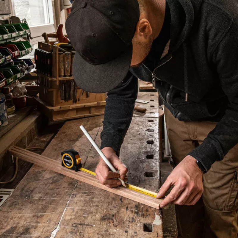 Stabila 5m (16.4 ft) BM 100 Pocket Measuring Tape, metric scale (Pack of 6)