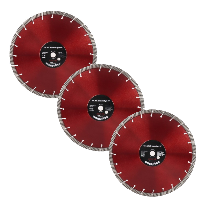 AC Brooklyn 14" / 350mm Diamond Roadsaw Blade 25.4mm B (Pack of 3)
