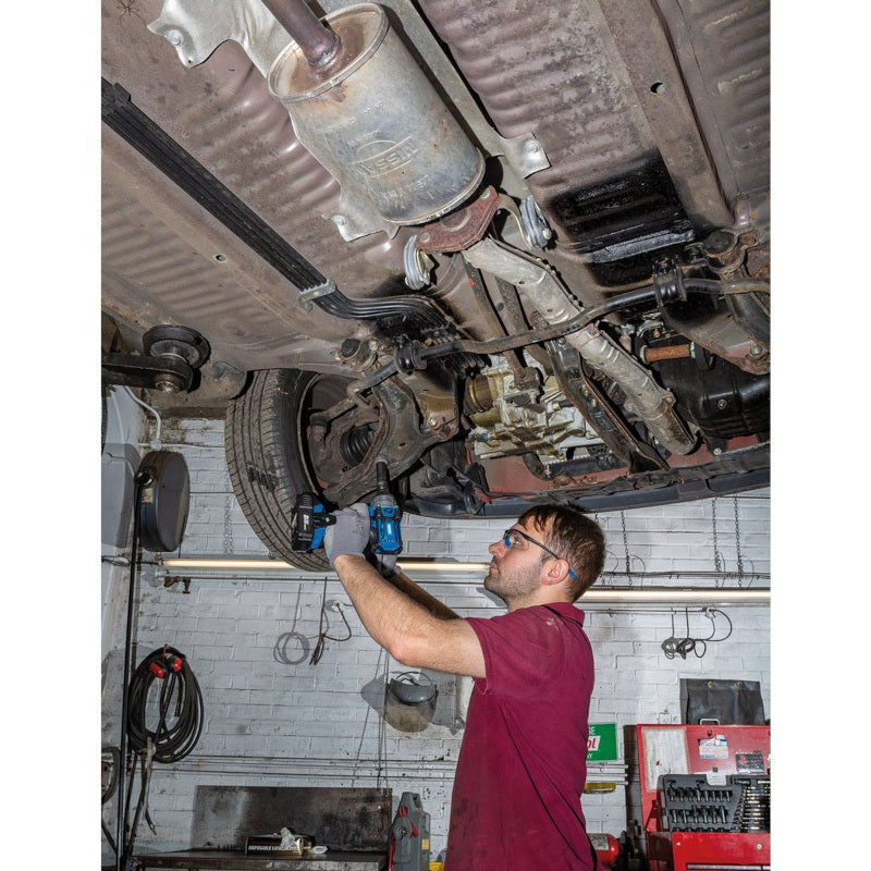 Draper D20 20V Brushless Impact Wrench, 1/2" Sq. Dr., 250Nm, 2 x 2.0Ah Batteries, 1 x Charger