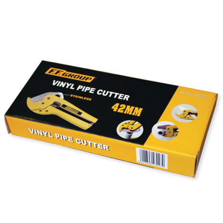 FF Group Vinyl Pipe Cutter With Ratchet 42mm