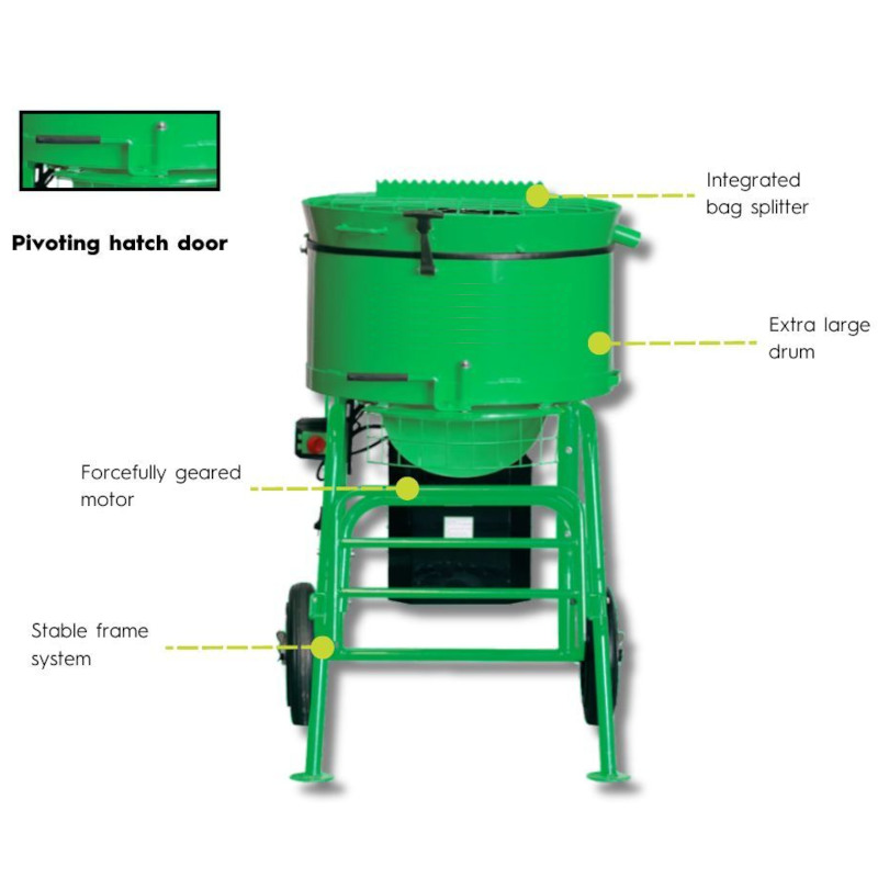 Forced Action Resin Pan Mixer