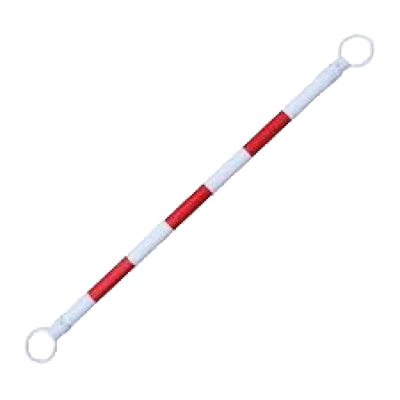 Cone Pole for Traffic Cones/Barriers - Red / White
