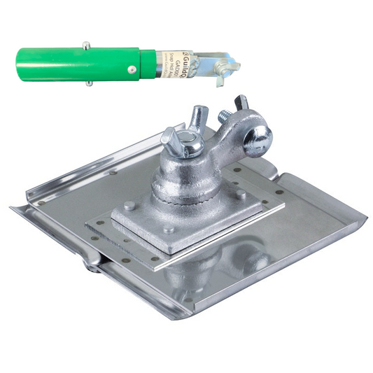 Kraft 6 x 6 Stainless Steel Walking Groover with Adapter