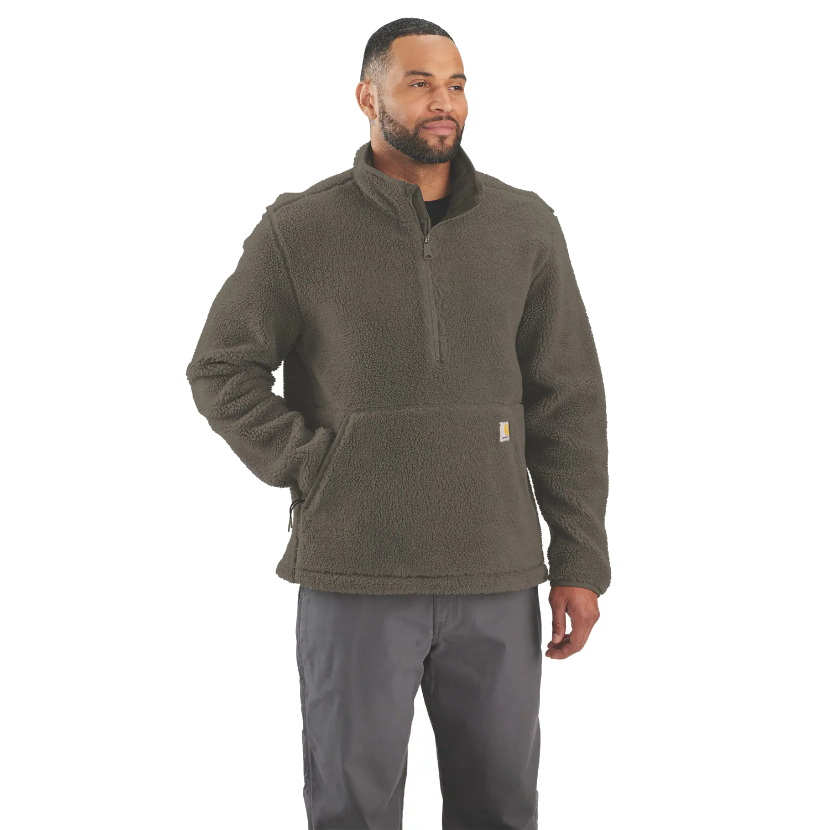 Loose Fit Fleece Pullover Tarmac