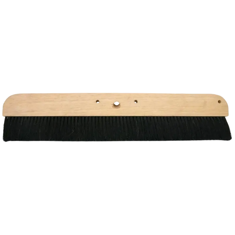 Marshalltown 18" Natural Horsehair Broom - Wood Block