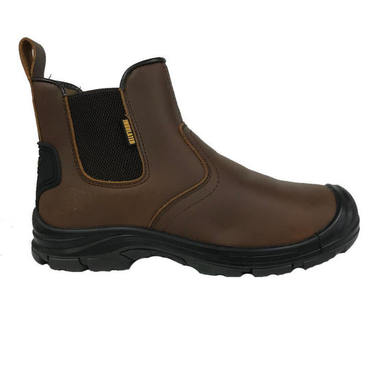 Toolman Waxy-Brown Leather Dealer Boot