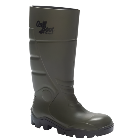 Safety Wellington Boots Green