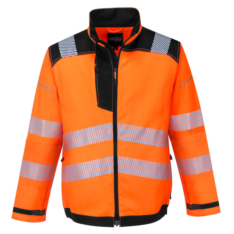 Portwest Hi Vis Orange Work Jacket