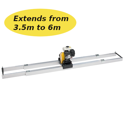 Enar Honda Double-Beam Vibrating Screed - Extends from 3.5m to 6m