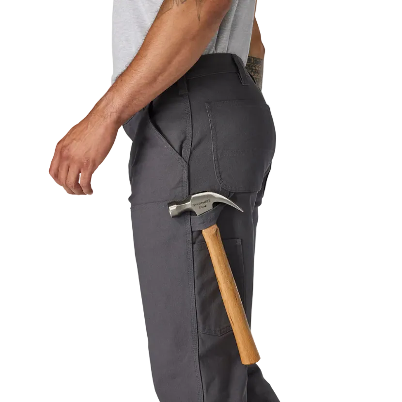 Relaxed Straight Rugged Flex™ Duck Double-Front Trousers Shadow Grey