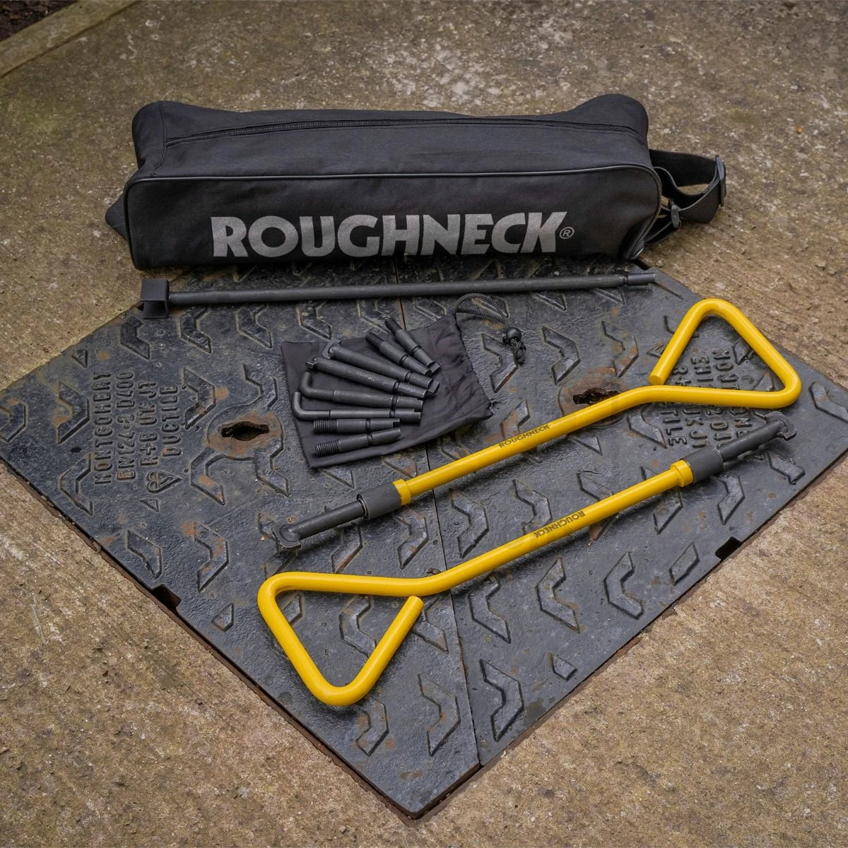 Roughneck Universal Manhole Key Kit – 13 Piece
