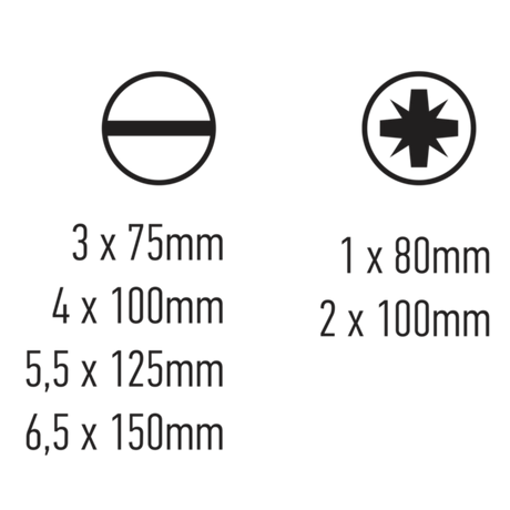 FF Group 6 pce Screwdriver Set