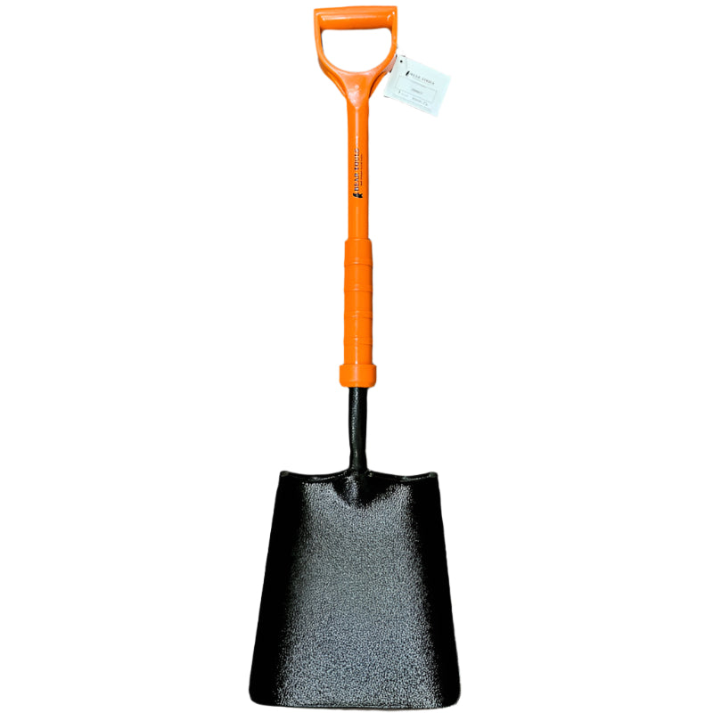 Bear Insulated Carbon Steel Forged Solid Socket Square Mount Shovel