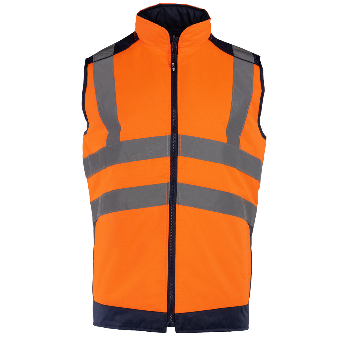 SIOEN Orange/Navy Burton Reversible Body Warmer