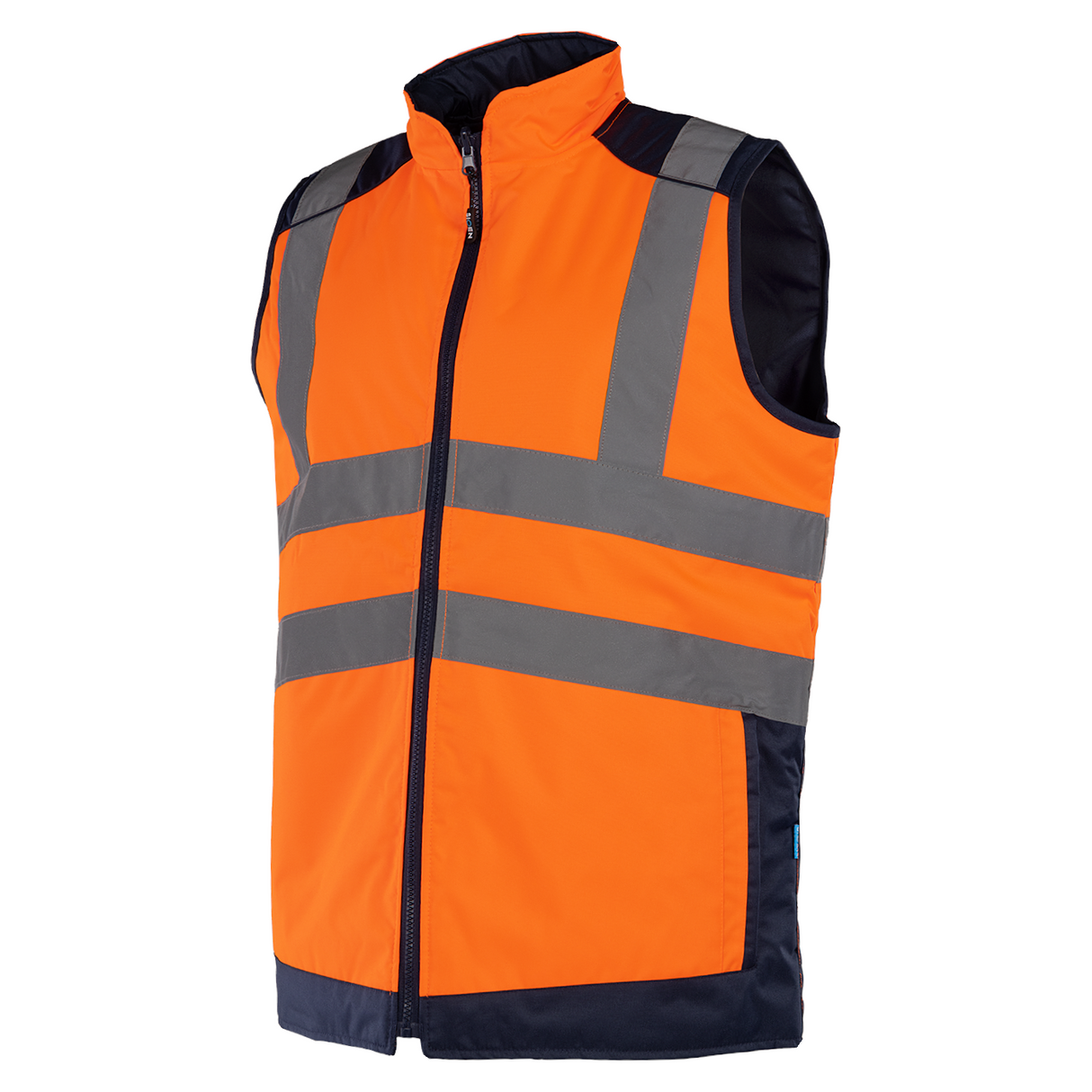 SIOEN Orange/Navy Burton Reversible Body Warmer