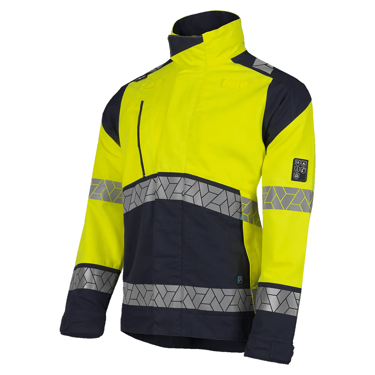 Sioen Vanout ECO high-vis work jacket, stretch zones, ARC protection (APC1)