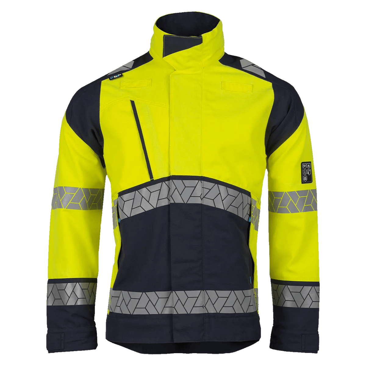 Sioen Vanout ECO high-vis work jacket, stretch zones, ARC protection (APC1)