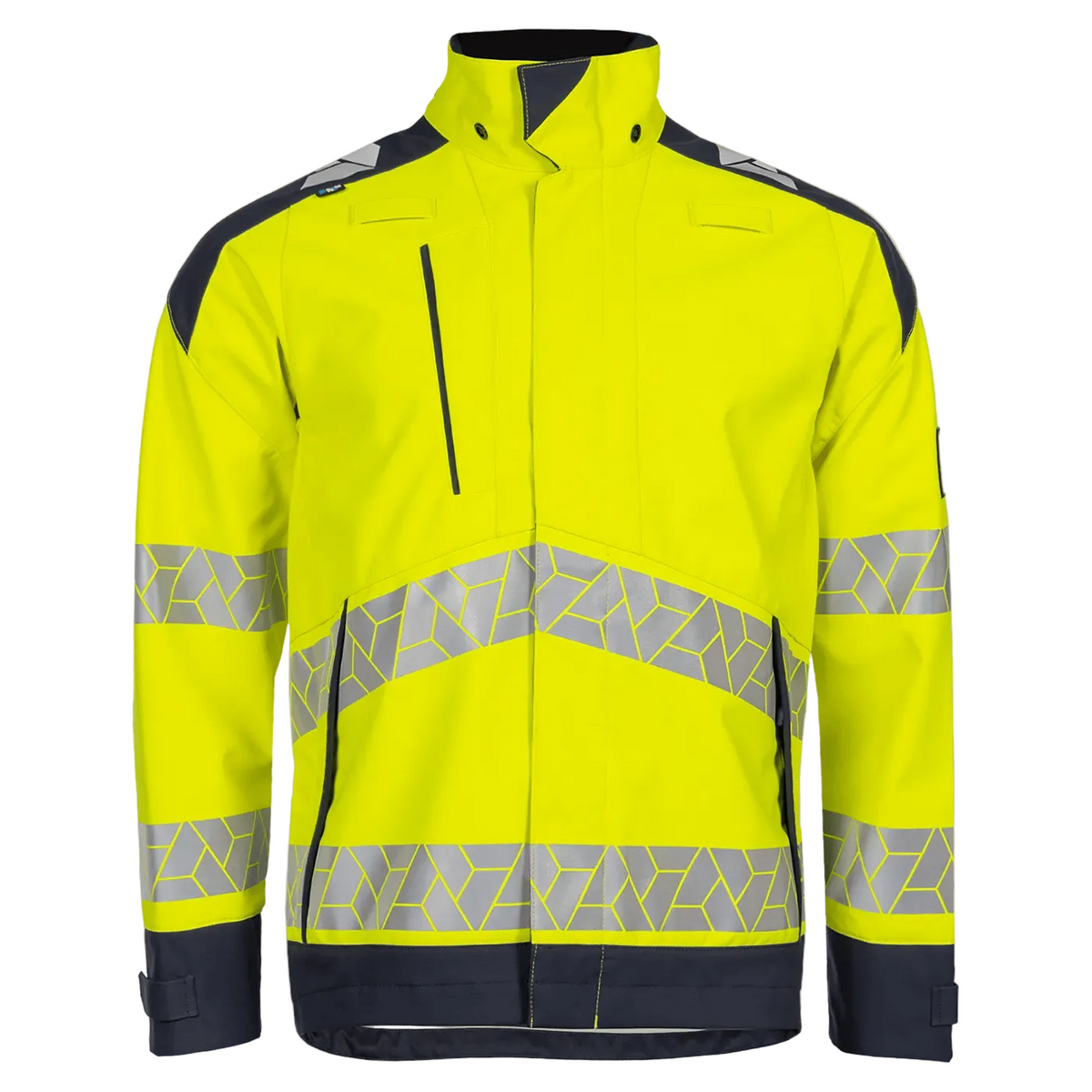 Sioen Pinton Yellow ECO high-vis softshell jacket, ARC protection (APC1)