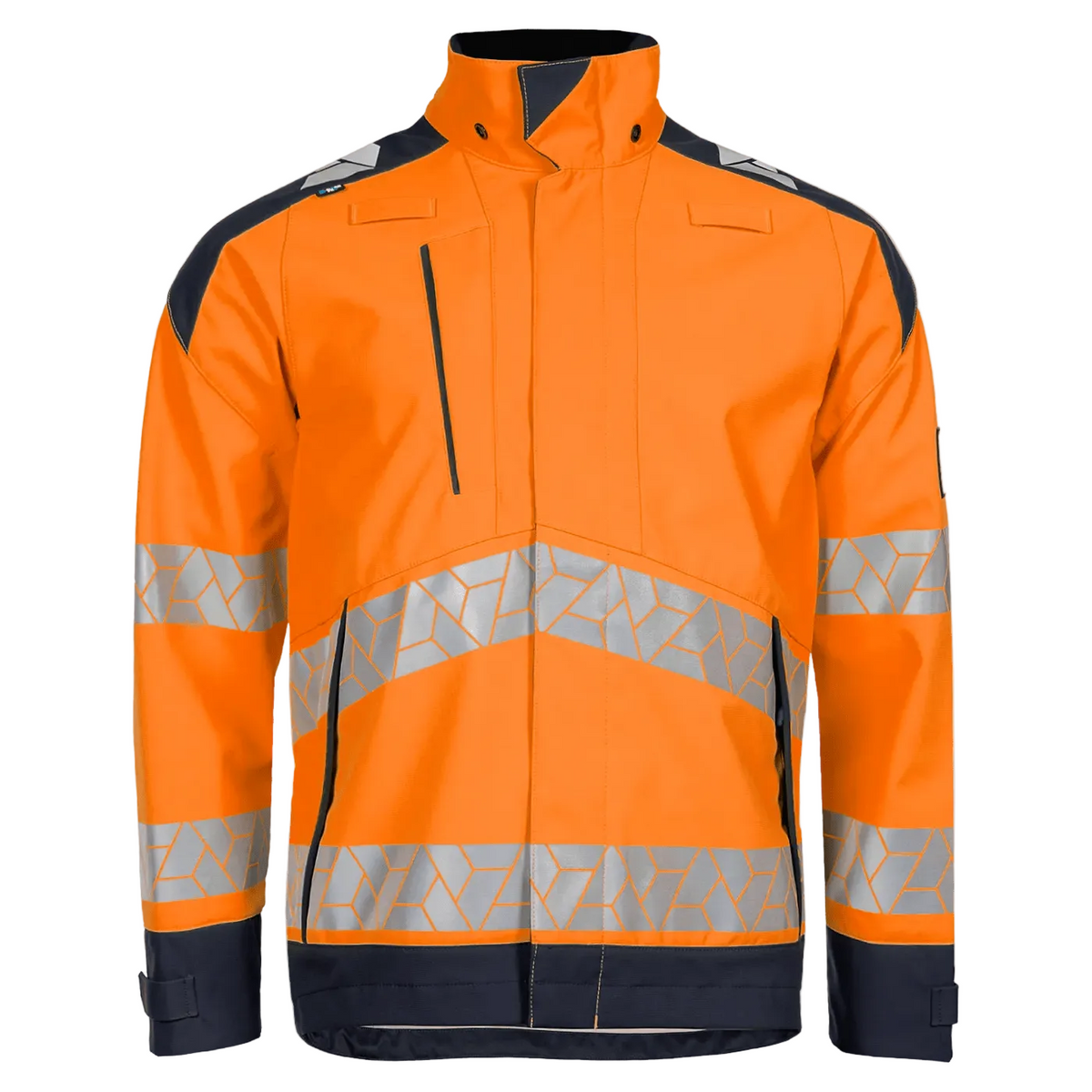 Sioen Pinton Orange ECO high-vis softshell jacket, ARC protection (APC1)