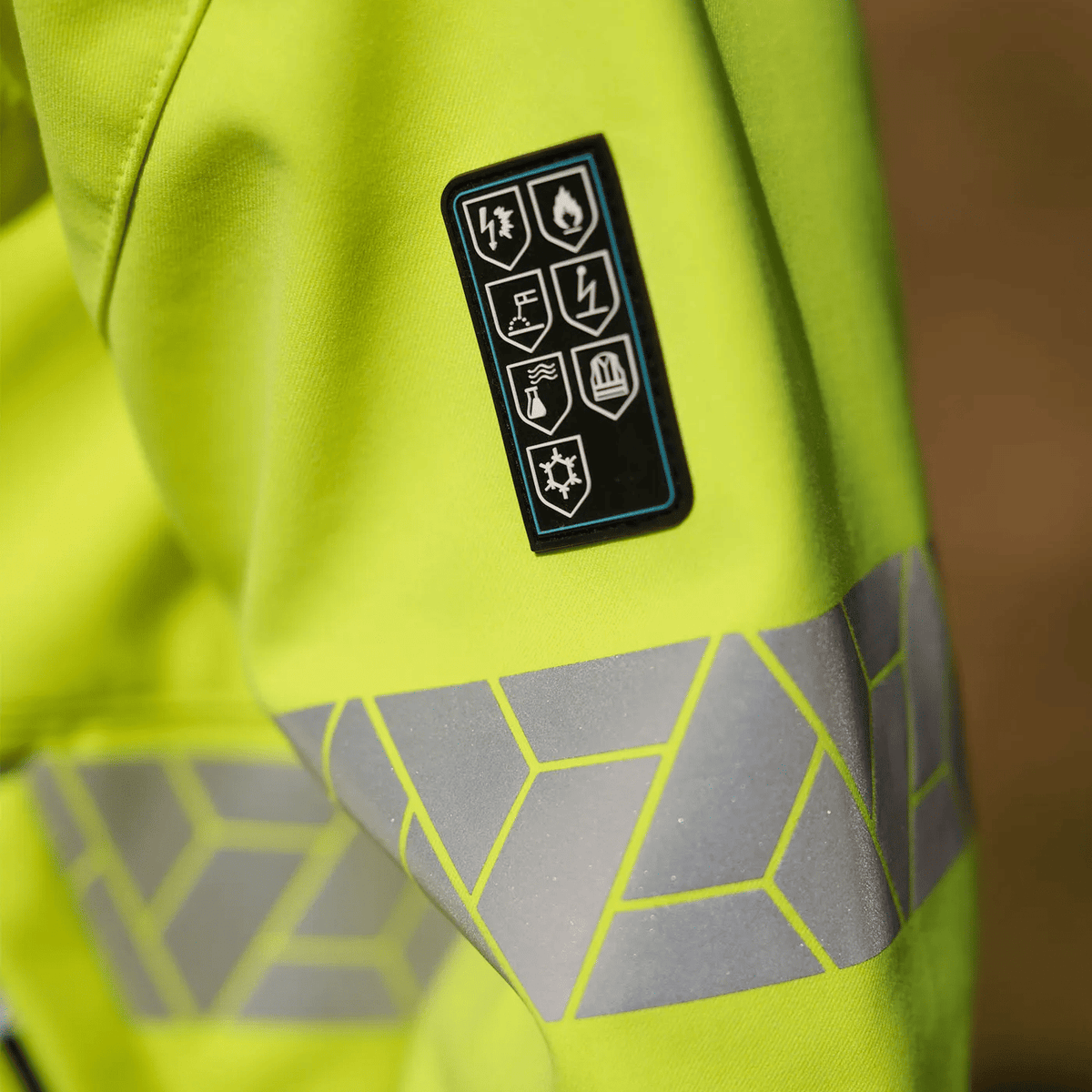 Sioen Zabel ECO high-vis softshell jacket, ARC protection (APC2)